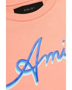 AMIRI KIDS ロゴパッチ コットン Tシャツ - サムネイル3