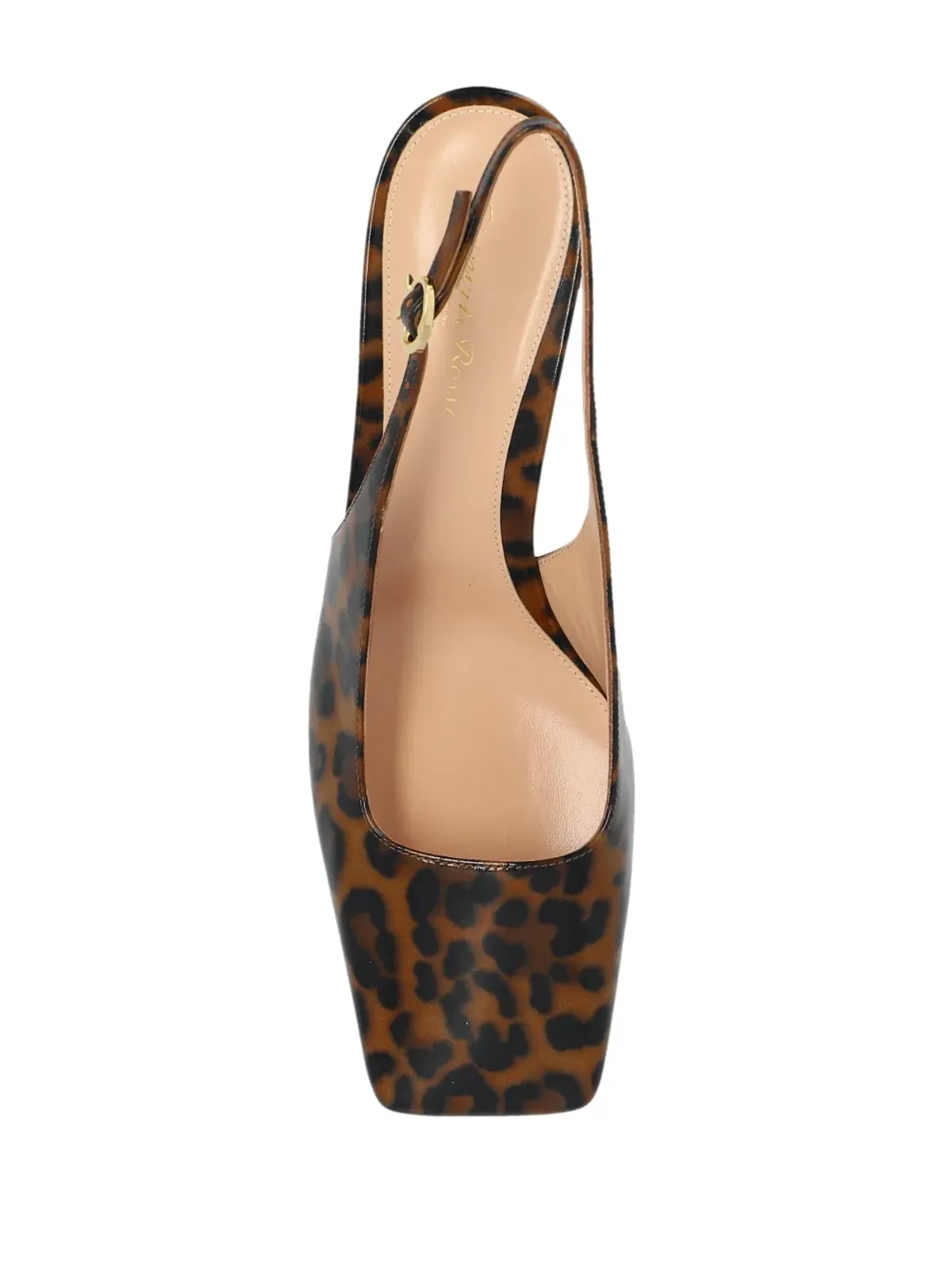 Gianvito Rossi クリスティーナ・スリング 55mm アニマルプリントパンプス - ブラウン - 画像4