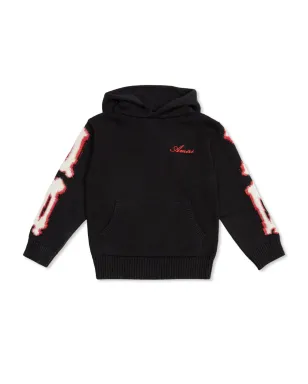 AMIRI KIDS 刺繍ロゴ入りニットフーディ - サムネイル1
