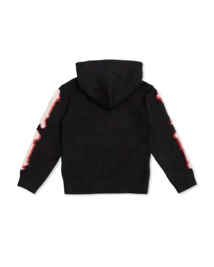 AMIRI KIDS 刺繍ロゴ入りニットフーディ - サムネイル2