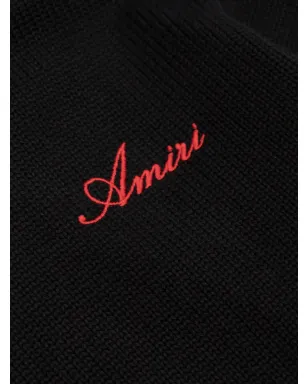 AMIRI KIDS 刺繍ロゴ入りニットフーディ - サムネイル3