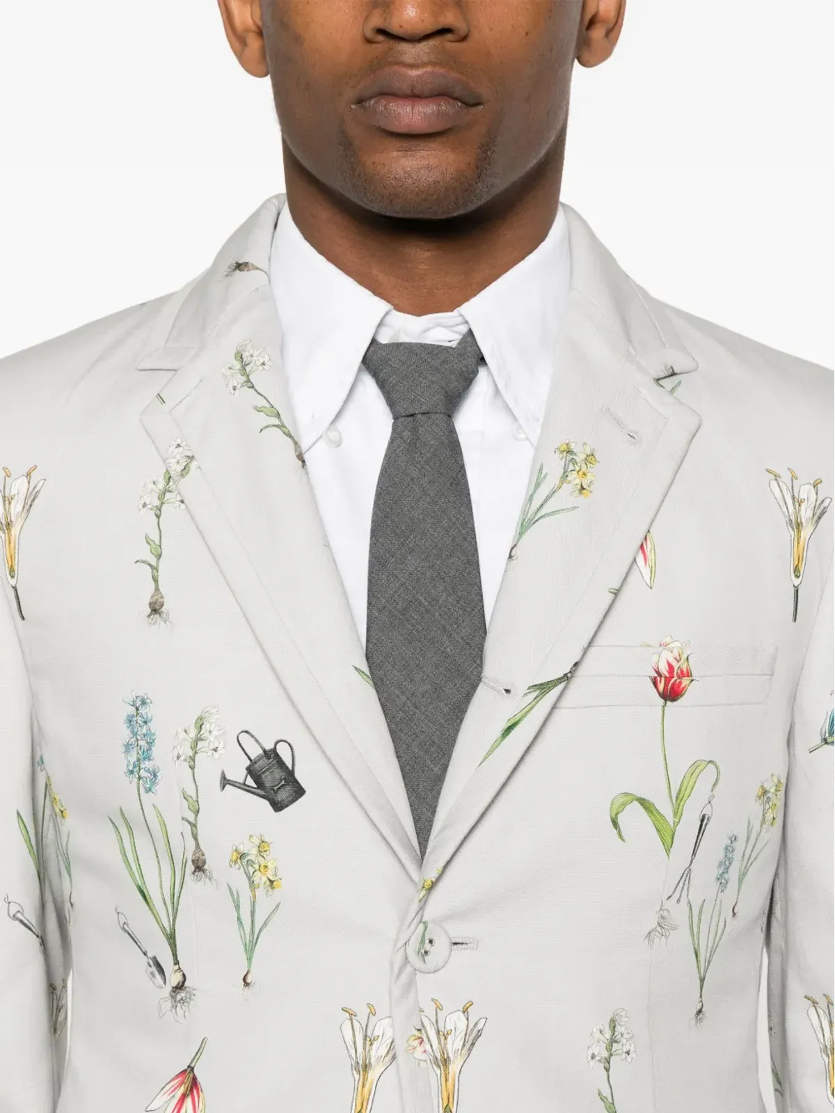 Thom Browne シングルブレスト ブレザー グレー - 画像5