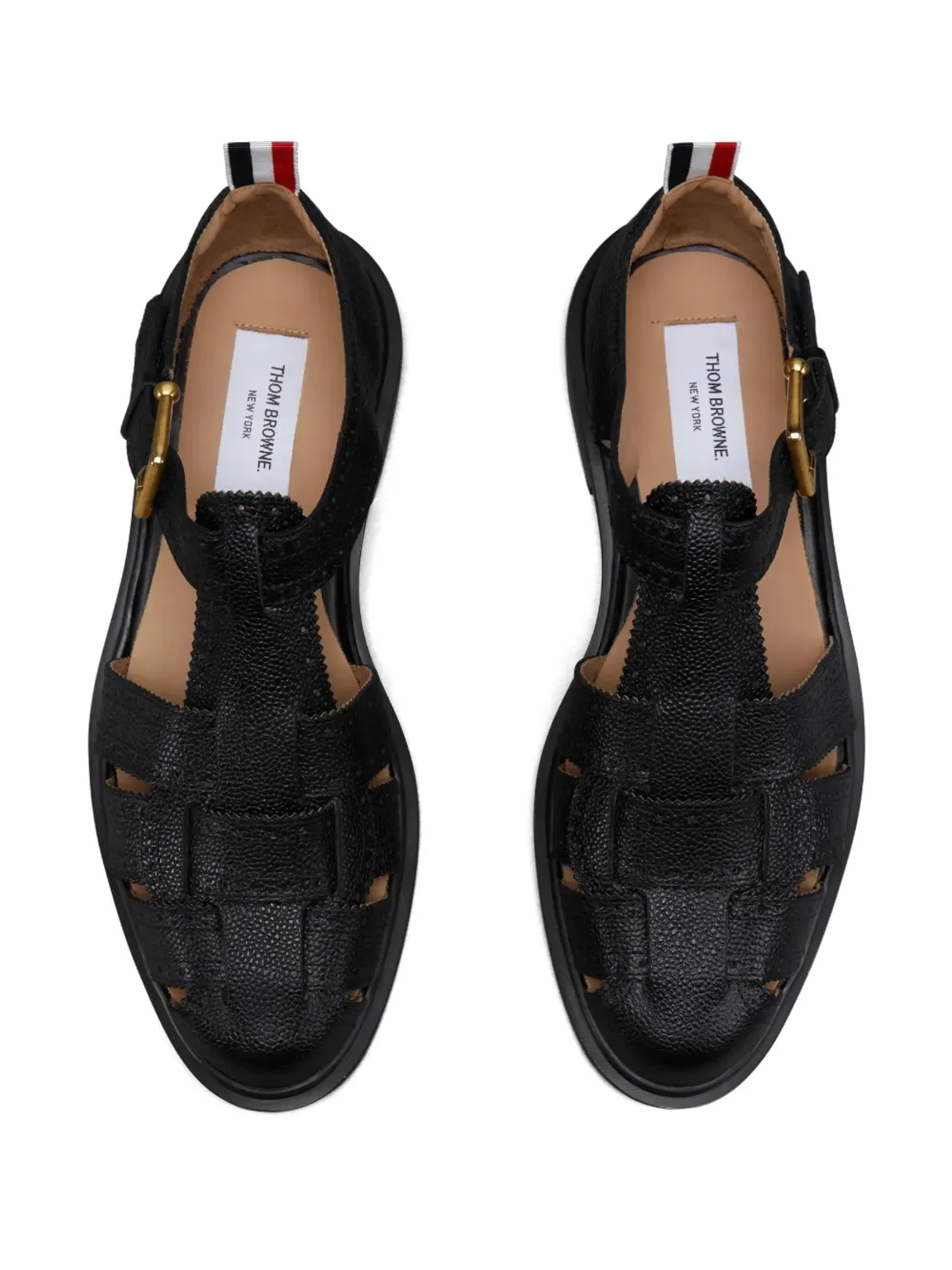 Thom Browne フィッシャーマン サンダル ブラック - 画像4