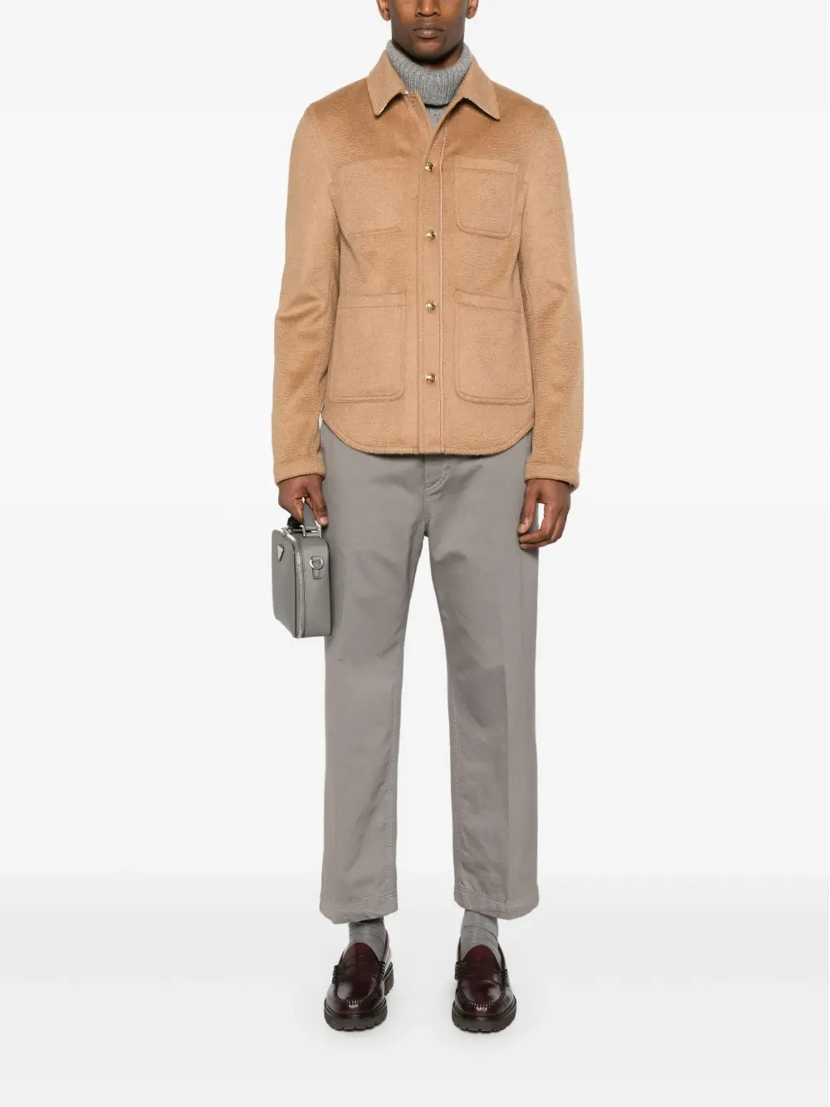 Thom Browne ブラッシュド風ジャケット - 画像2