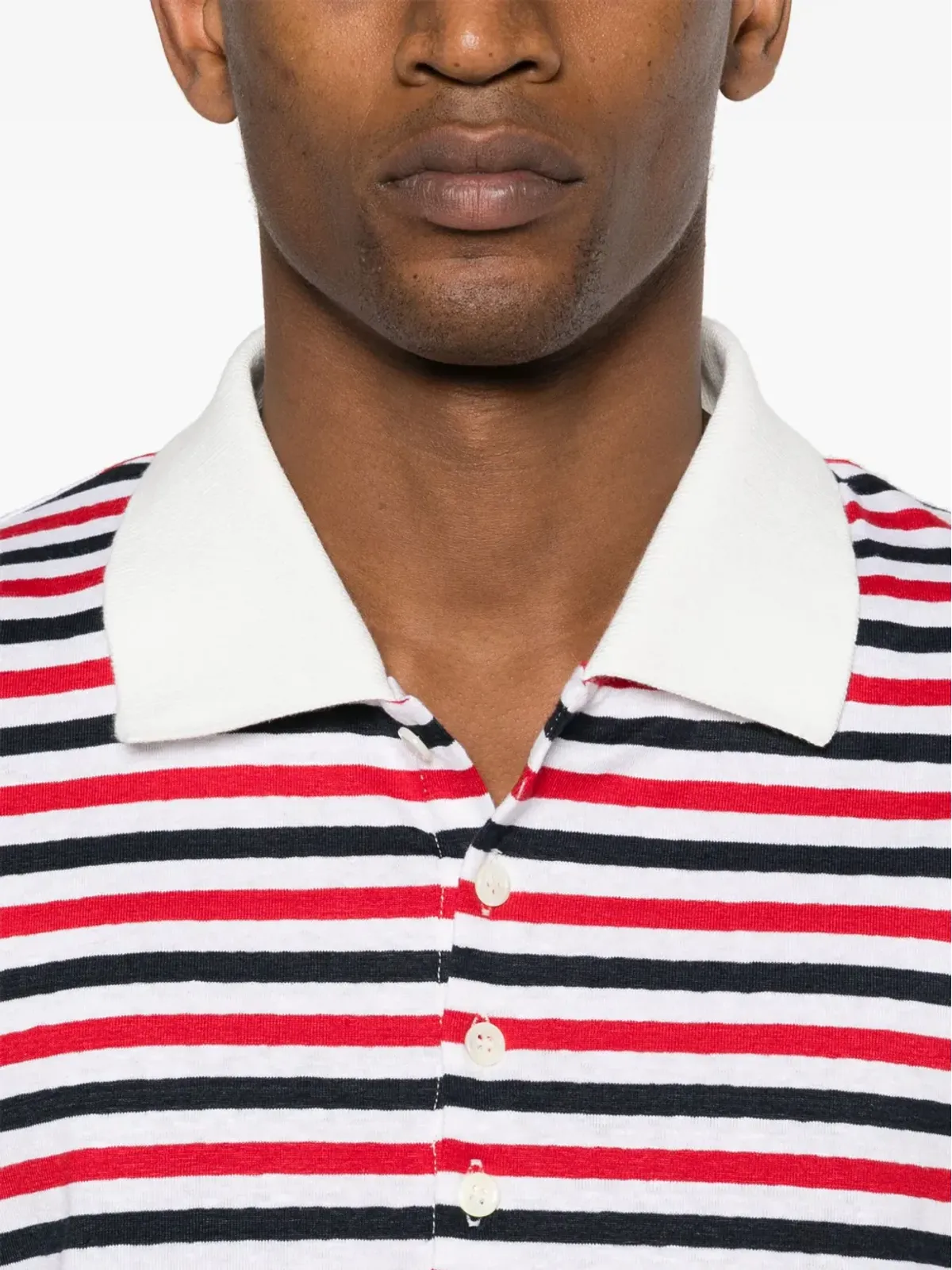 Thom Browne RWBストライプ ポロシャツ - レッド - 画像5