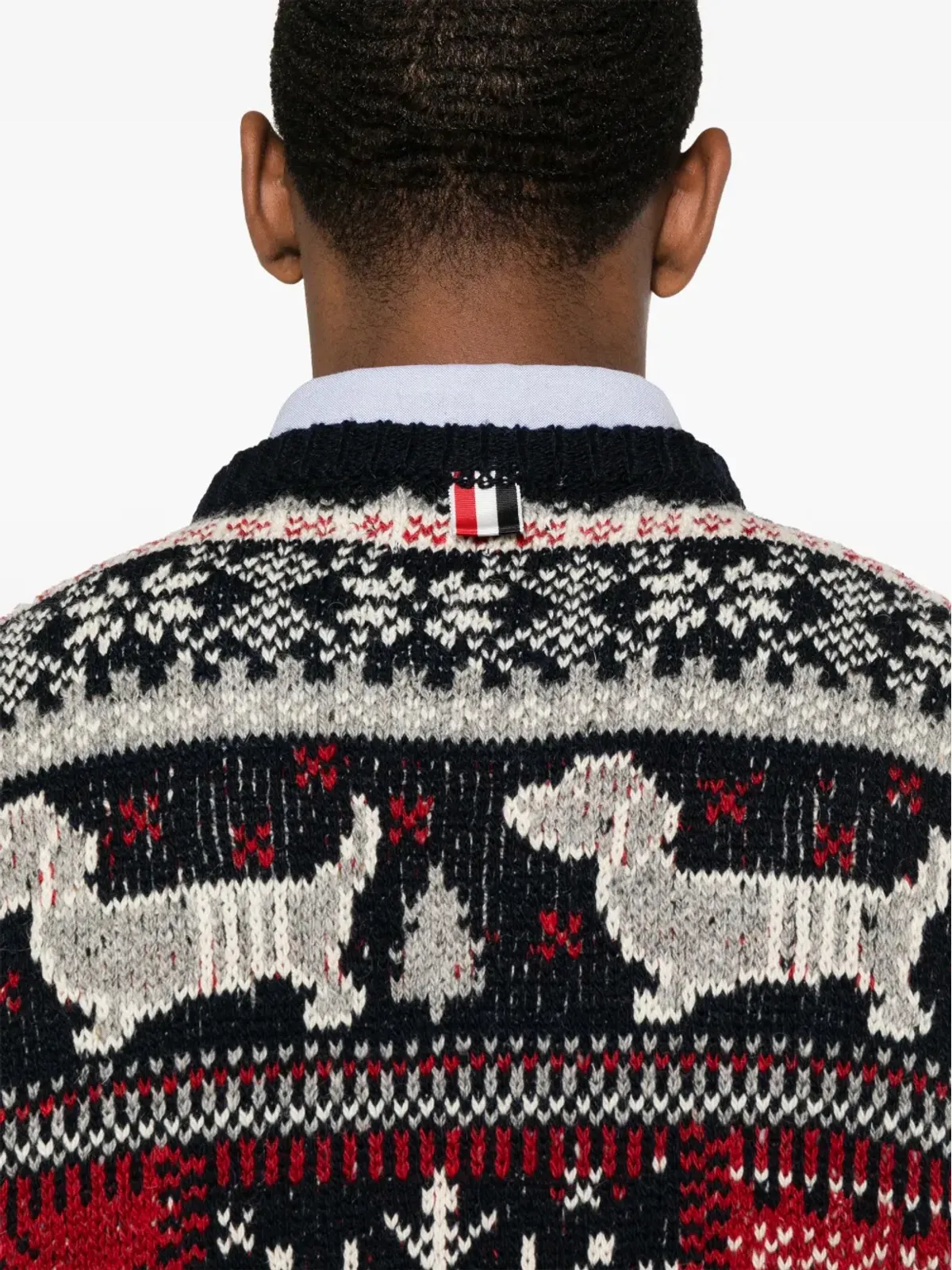 Thom Browne フェアアイルイントアルシア セーター - 画像5