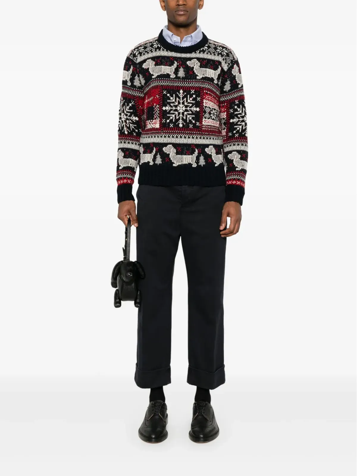 Thom Browne フェアアイルイントアルシア セーター - 画像2