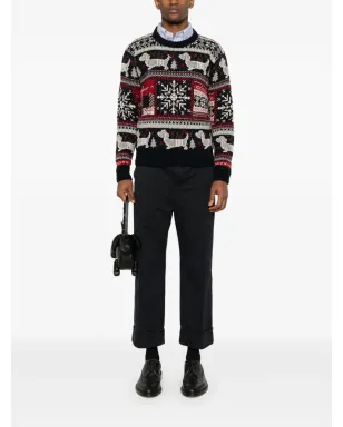 Thom Browne フェアアイルイントアルシア セーター - サムネイル2