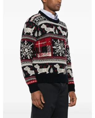 Thom Browne フェアアイルイントアルシア セーター - サムネイル3
