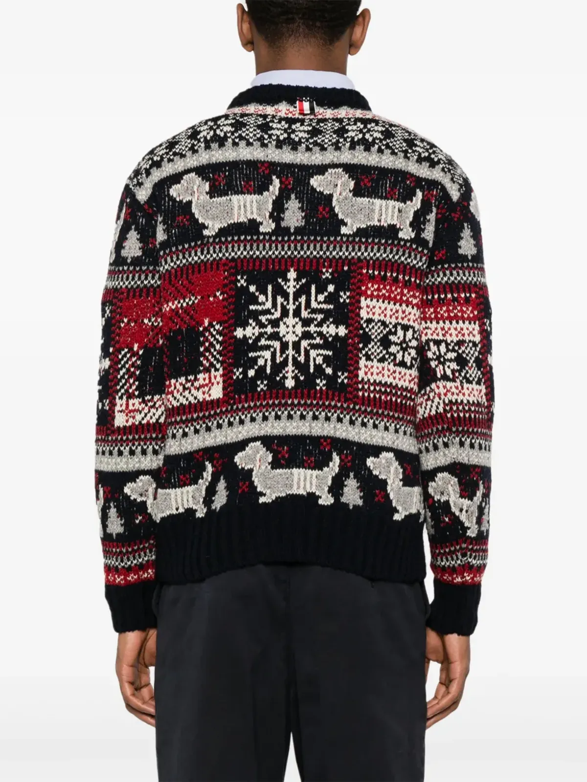 Thom Browne フェアアイルイントアルシア セーター - 画像4