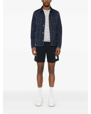 Thom Browne ストライプ入りリネンTシャツ ホワイト - サムネイル2