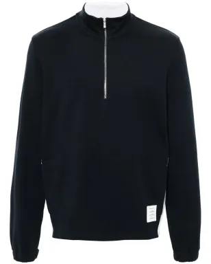 Thom Browne ファネルネック コットン スウェットシャツ - サムネイル1