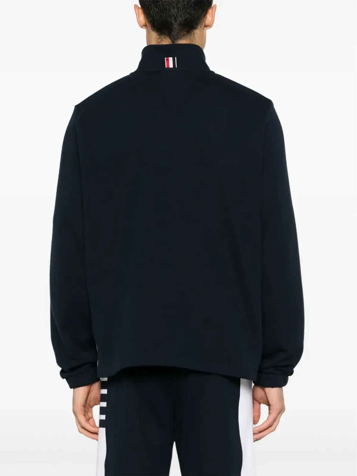 Thom Browne ファネルネック コットン スウェットシャツ - 画像4