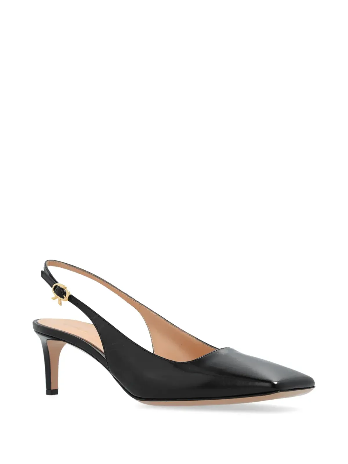 Gianvito Rossi Christina Sling 55mmパンプス ブラック - 画像2