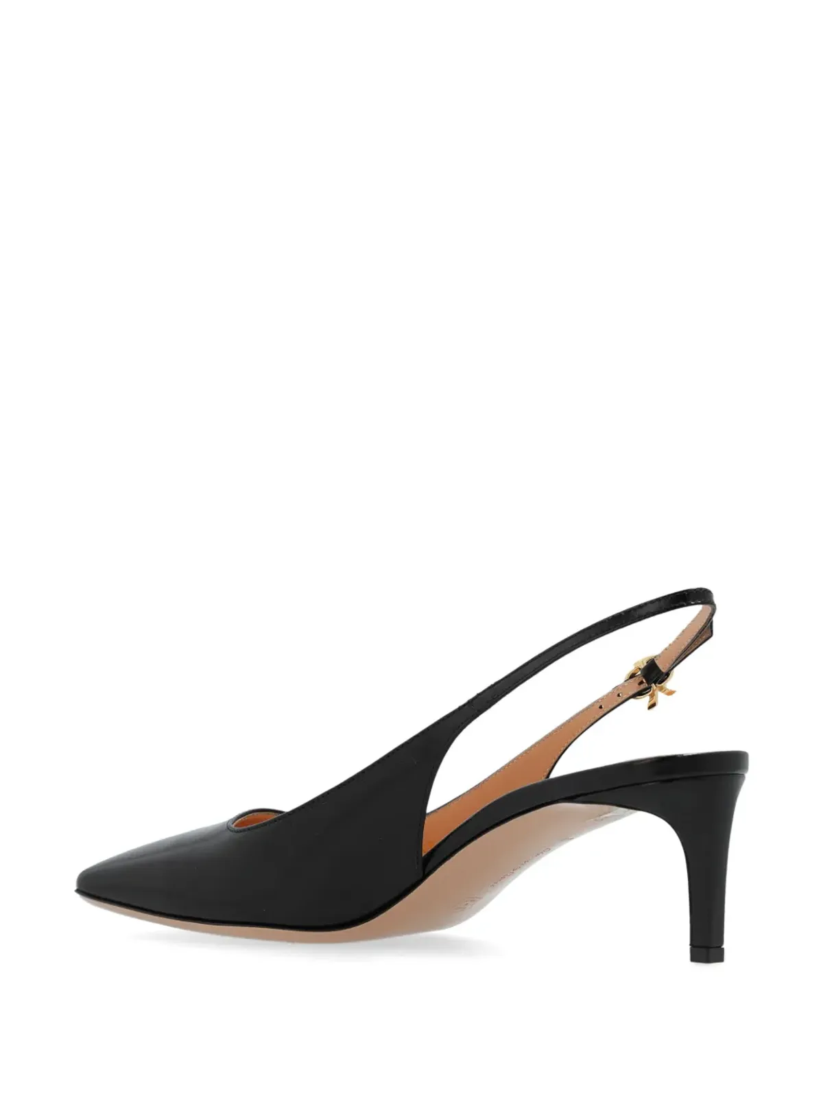 Gianvito Rossi Christina Sling 55mmパンプス ブラック - 画像3