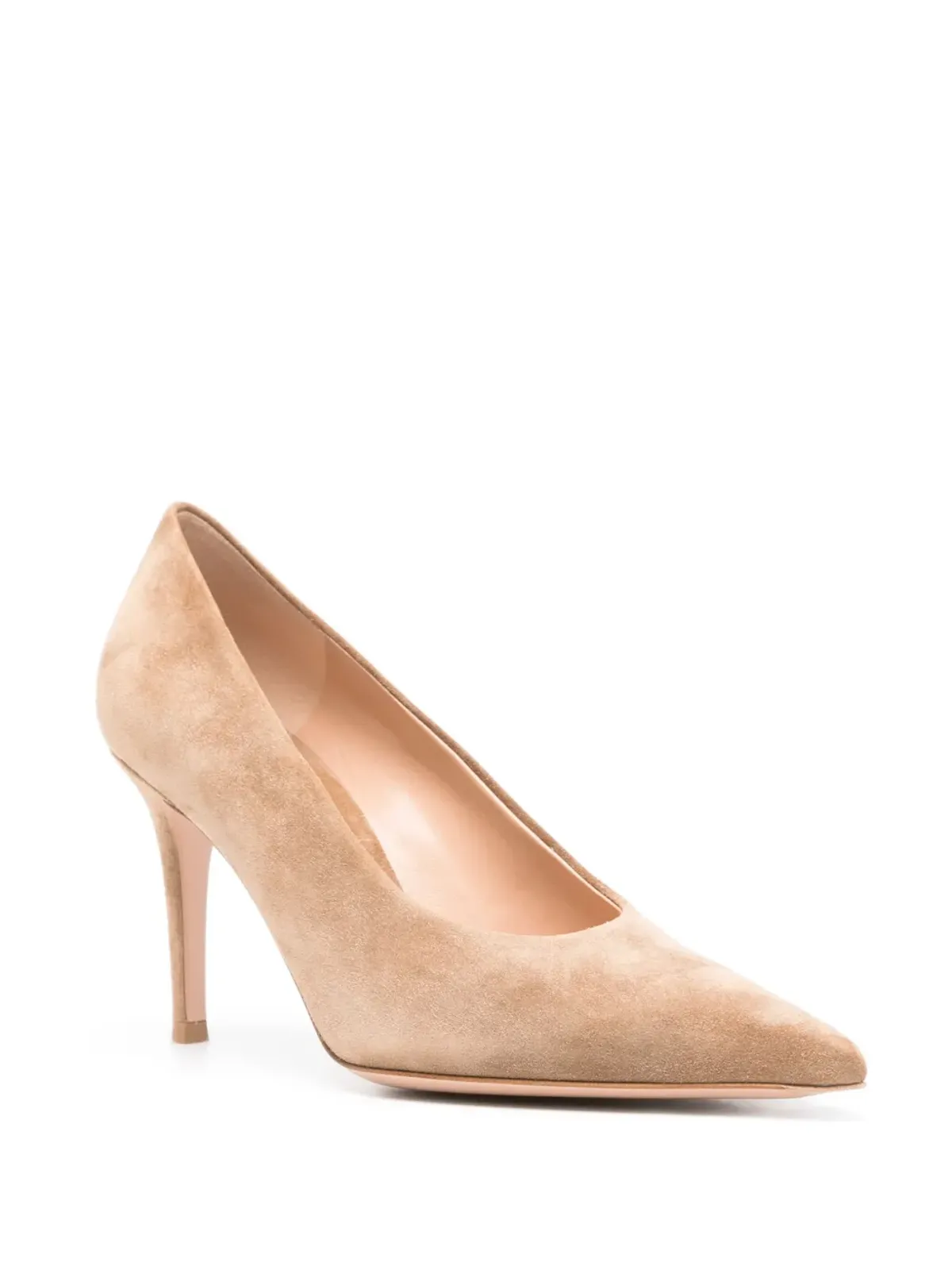 Gianvito Rossi ロビー スエードパンプス - ニュートラル - 画像2