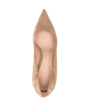Gianvito Rossi ロビー スエードパンプス - ニュートラル - サムネイル4