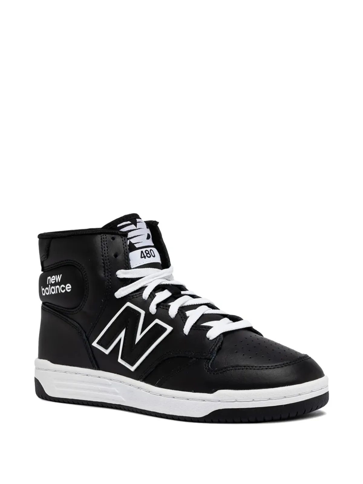 New Balance ハイトップスニーカー ブラック - 画像2