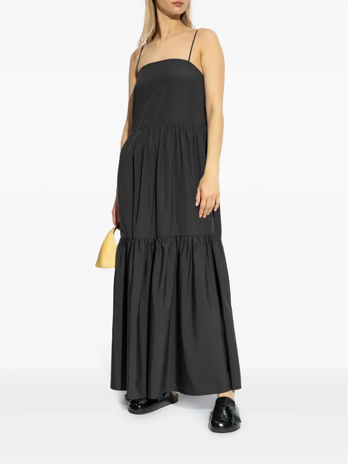 rag & bone Saige ポプリンコットン ドレス - ブラック - 画像2