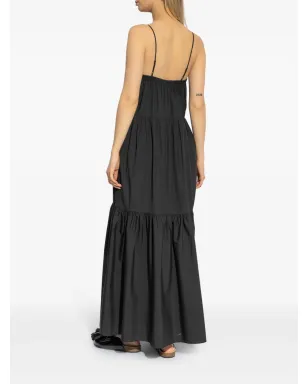 rag & bone Saige ポプリンコットン ドレス - ブラック - サムネイル4