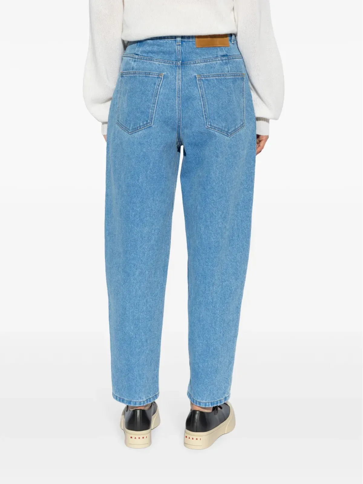 Marni ミッドライズ テーパードジーンズ - 画像4