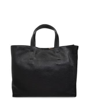 Marni ロゴプリント レザートートバッグ - ブラック - サムネイル3