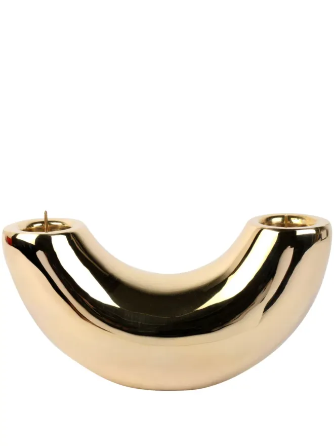 Dinosaur Designs Dinosaur Designs ホーンブラスキャンドルホルダー - ゴールドの商品画像