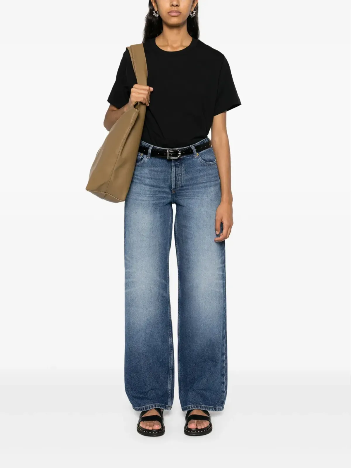 A.P.C. Elizabeth ミッドライズストレートジーンズ ブルー - 画像2