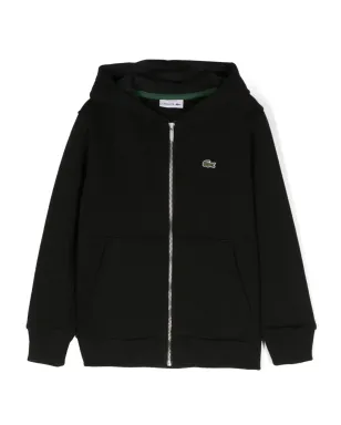 Lacoste Kids クロコダイルパッチ ジップアップパーカー - サムネイル1