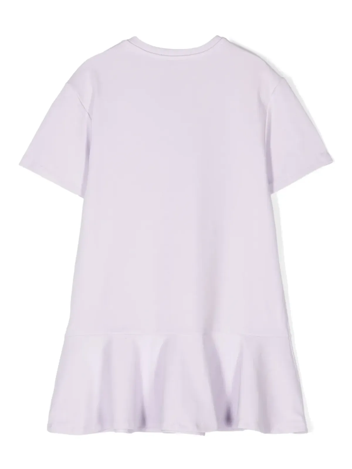 Dolce & Gabbana Kids ロゴ刺繍 Tシャツドレス - パープル - 画像2