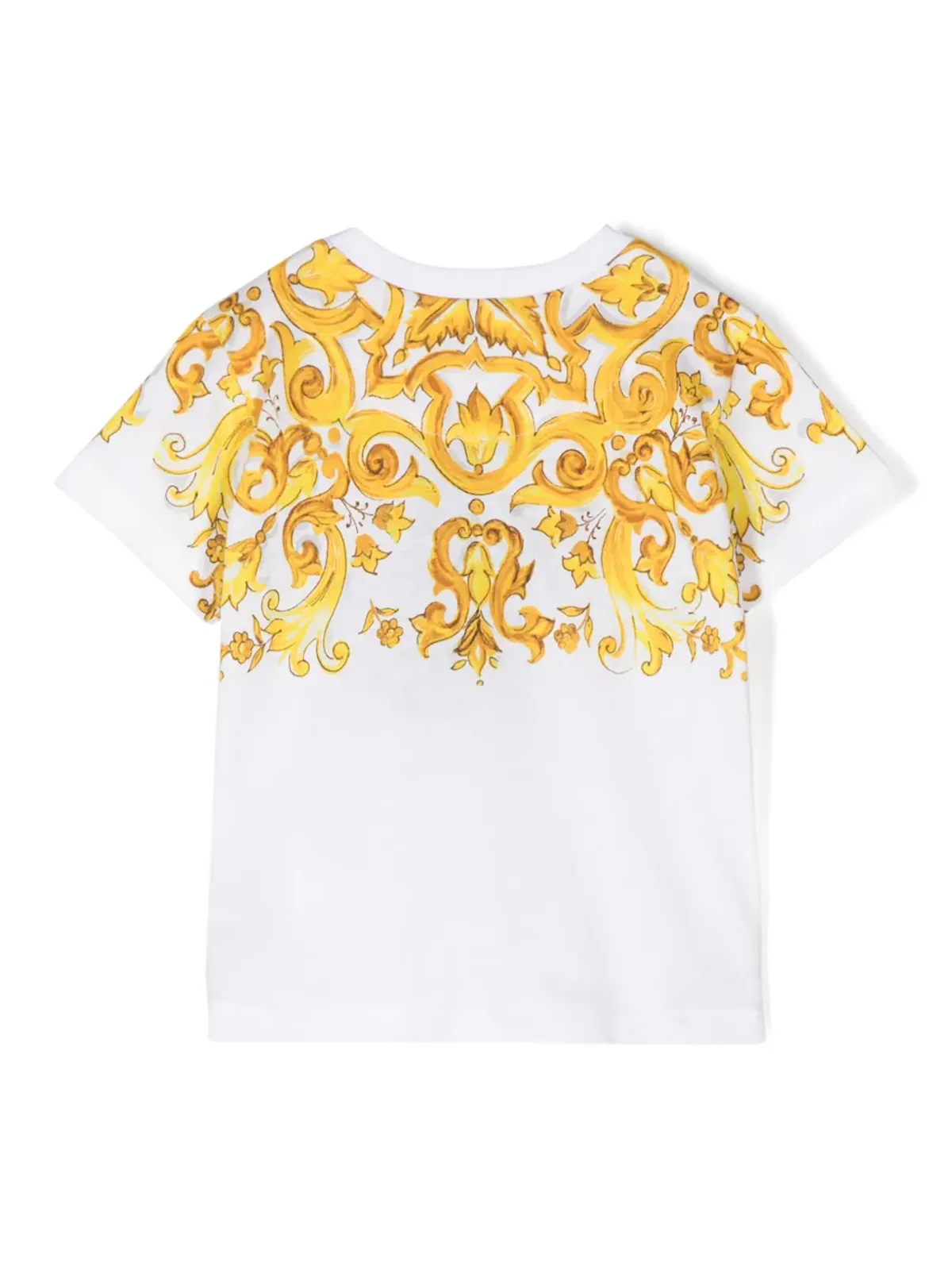 Dolce & Gabbana Kids クチュールプリント コットンTシャツ - ホワイト - 画像2