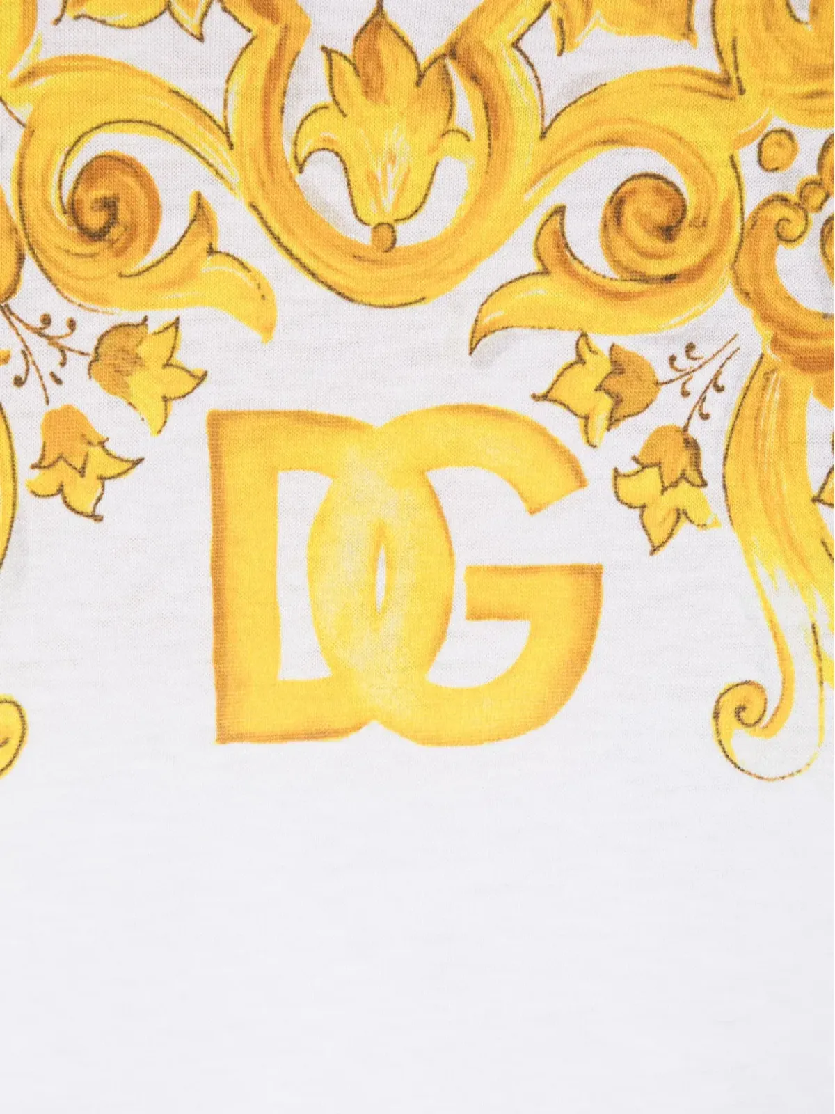 Dolce & Gabbana Kids クチュールプリント コットンTシャツ - ホワイト - 画像3