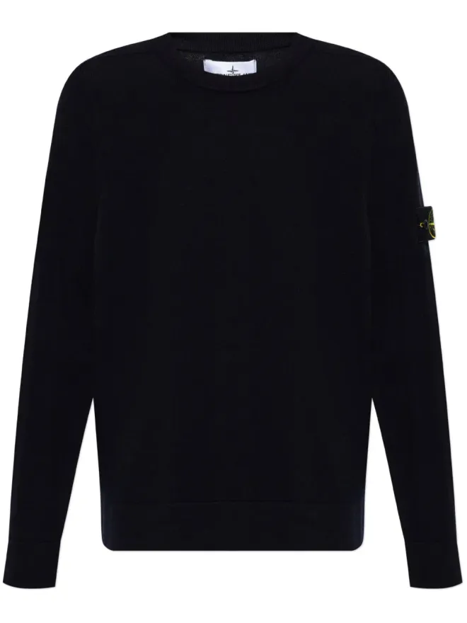 Stone Island Stone Island コンパスモチーフ ウール スウェットシャツ - ブルーの商品画像