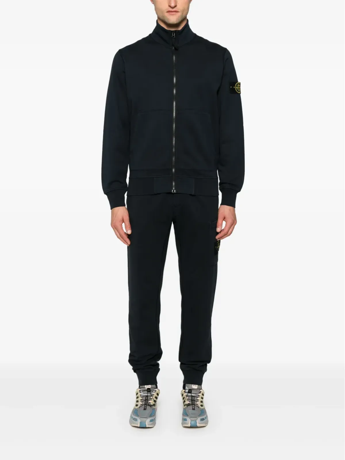Stone Island コンパスバッジ テーパードパンツ - 画像2