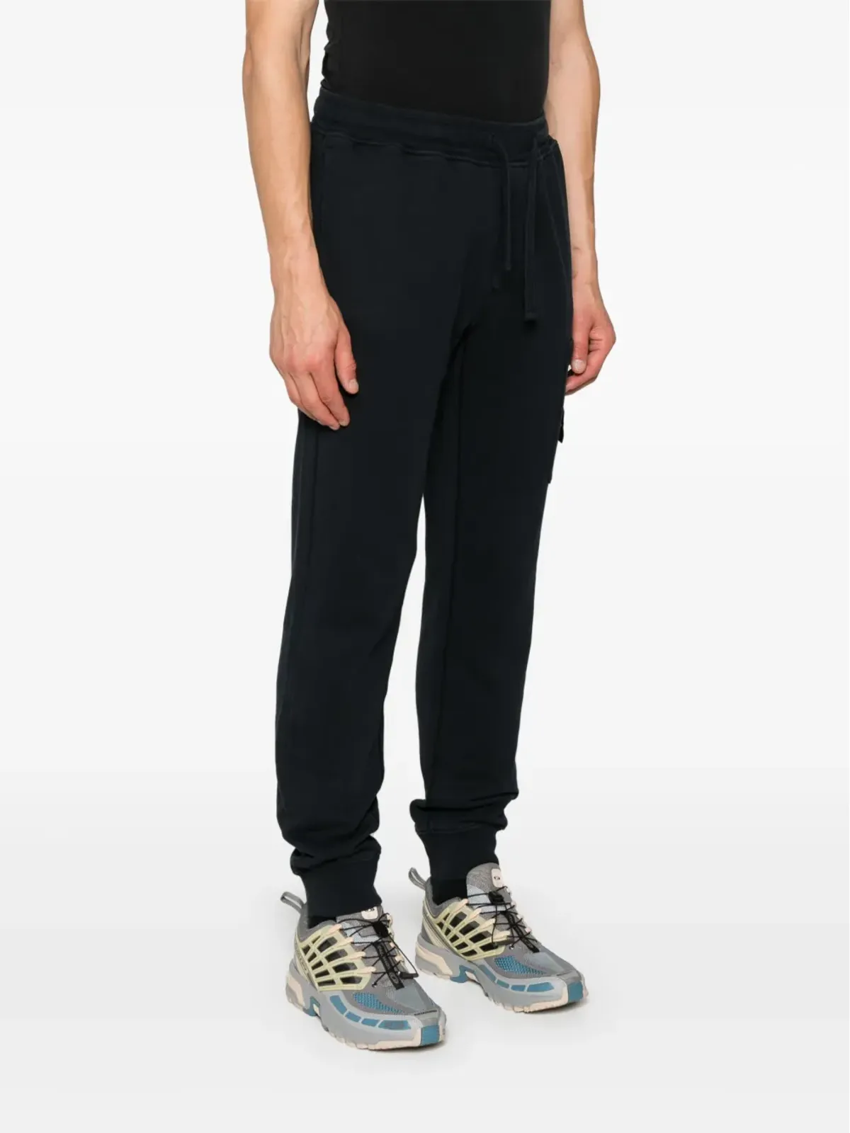 Stone Island コンパスバッジ テーパードパンツ - 画像3