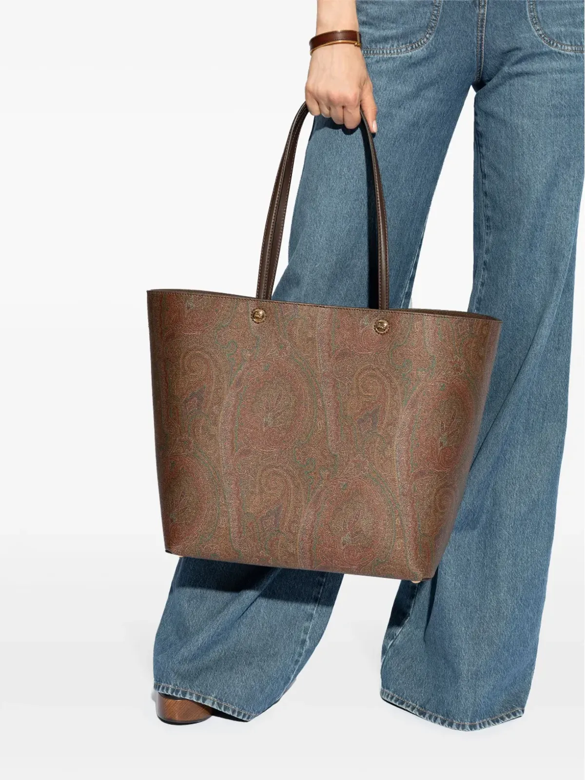 ETRO ペイズリー柄トートバッグ - ブラウン - 画像2