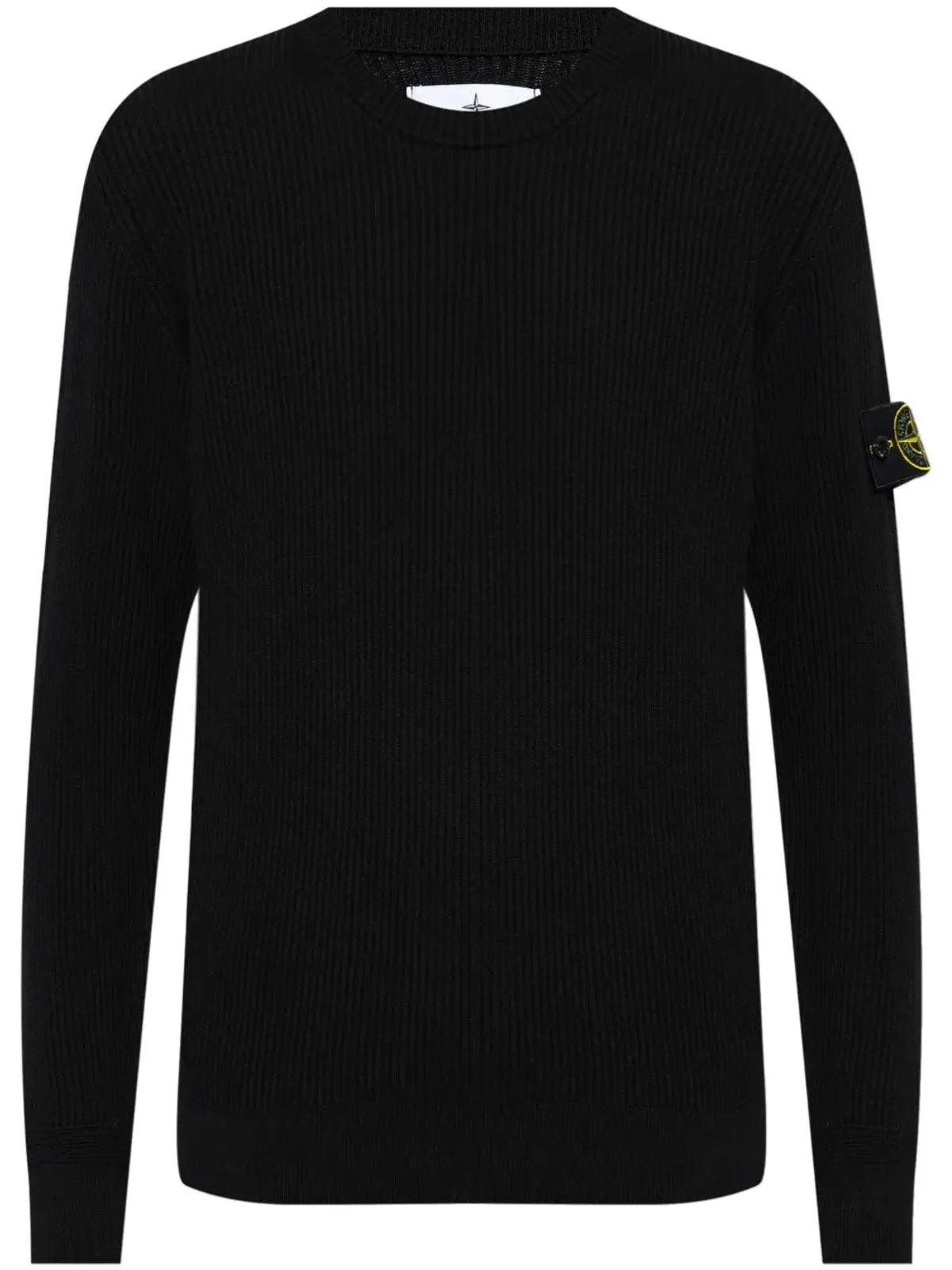 Stone Island Compassモチーフ ウール ジャンパー - ブラック - 画像1