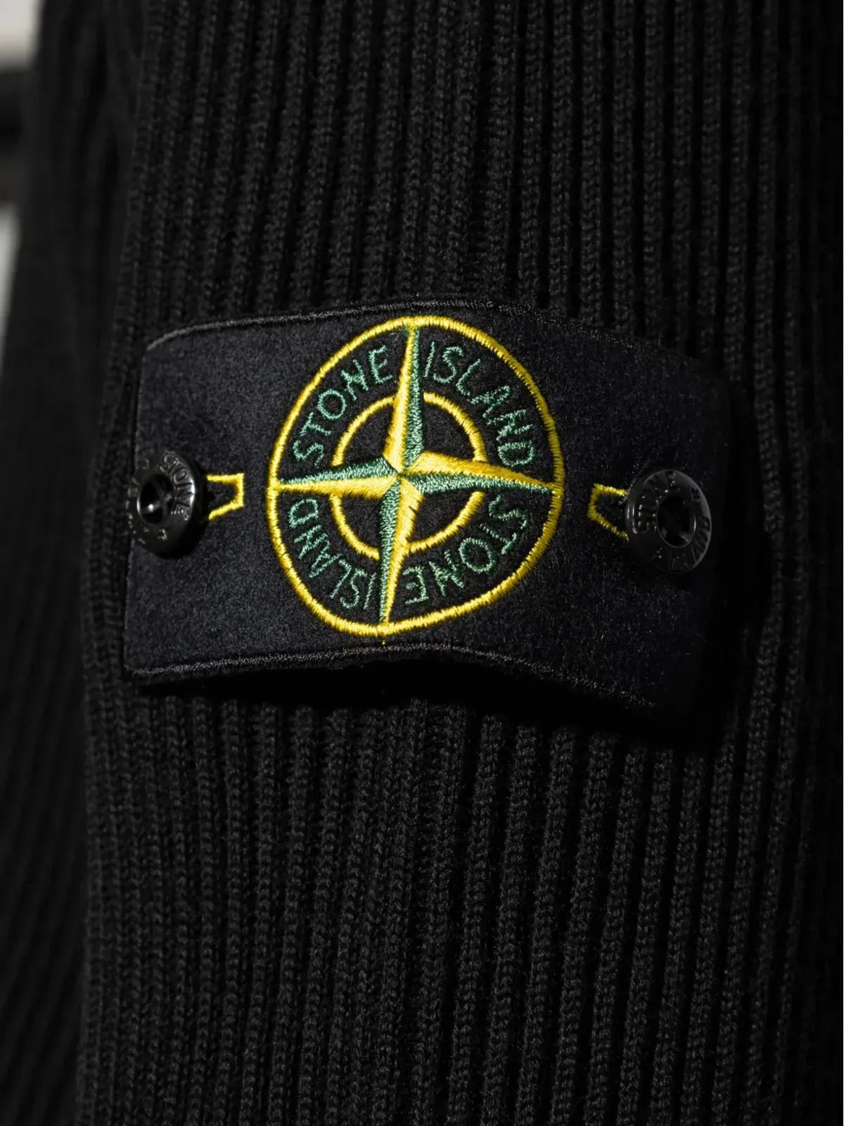 Stone Island Compassモチーフ ウール ジャンパー - ブラック - 画像5