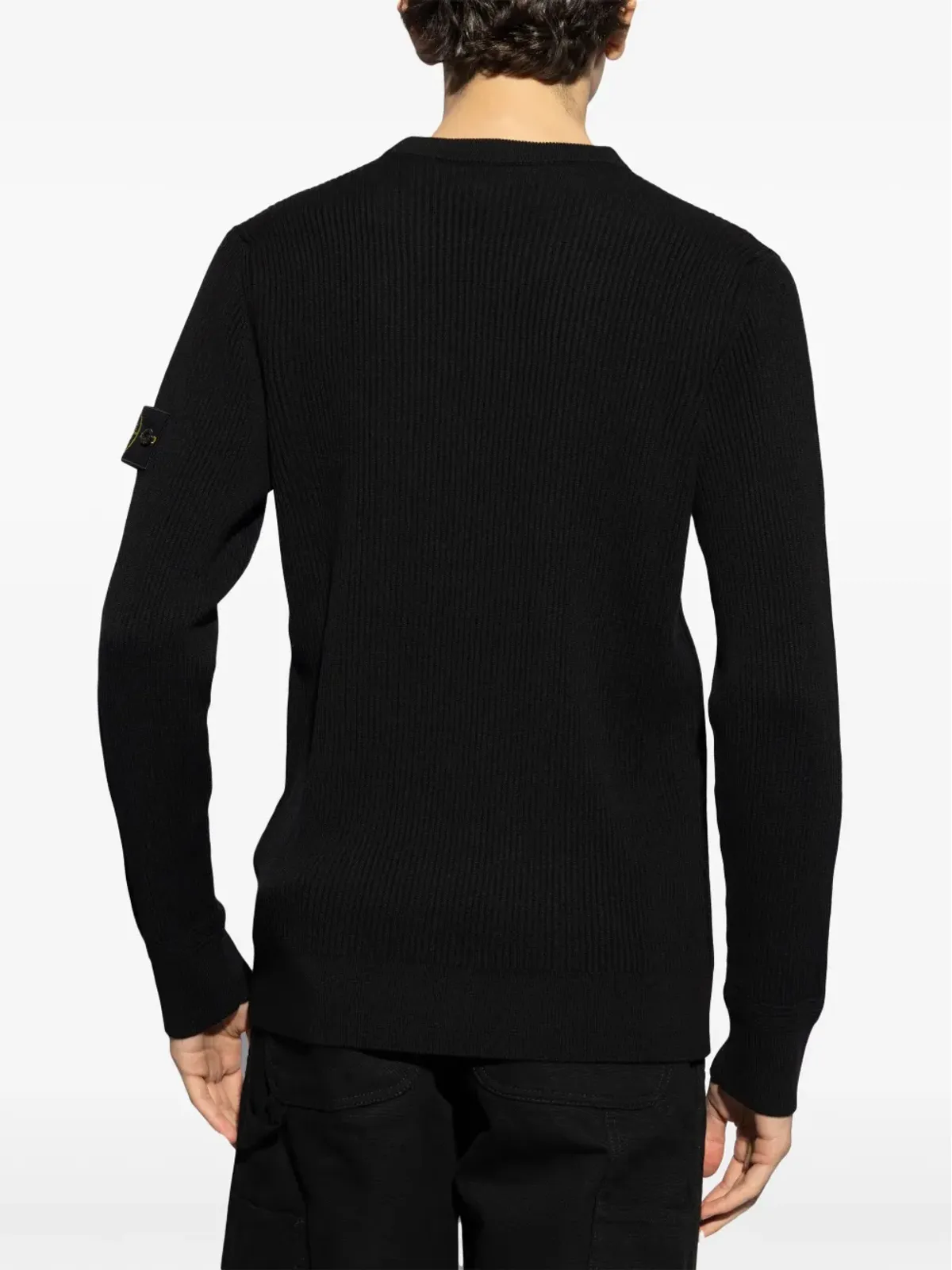 Stone Island Compassモチーフ ウール ジャンパー - ブラック - 画像4