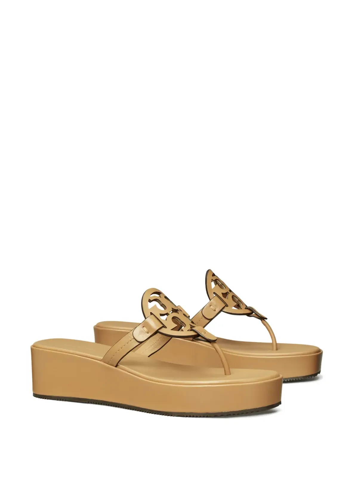 Tory Burch ミラー 25mm レザー サンダル - 画像2