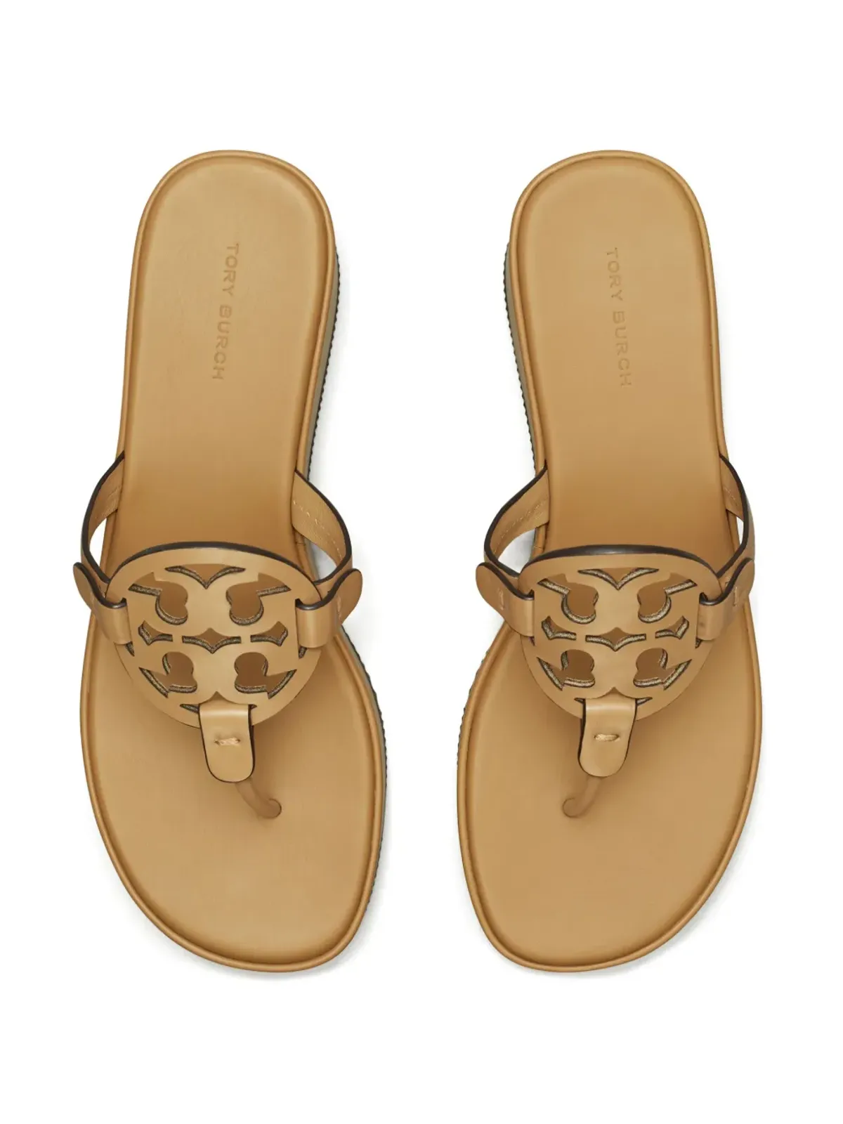 Tory Burch ミラー 25mm レザー サンダル - 画像4