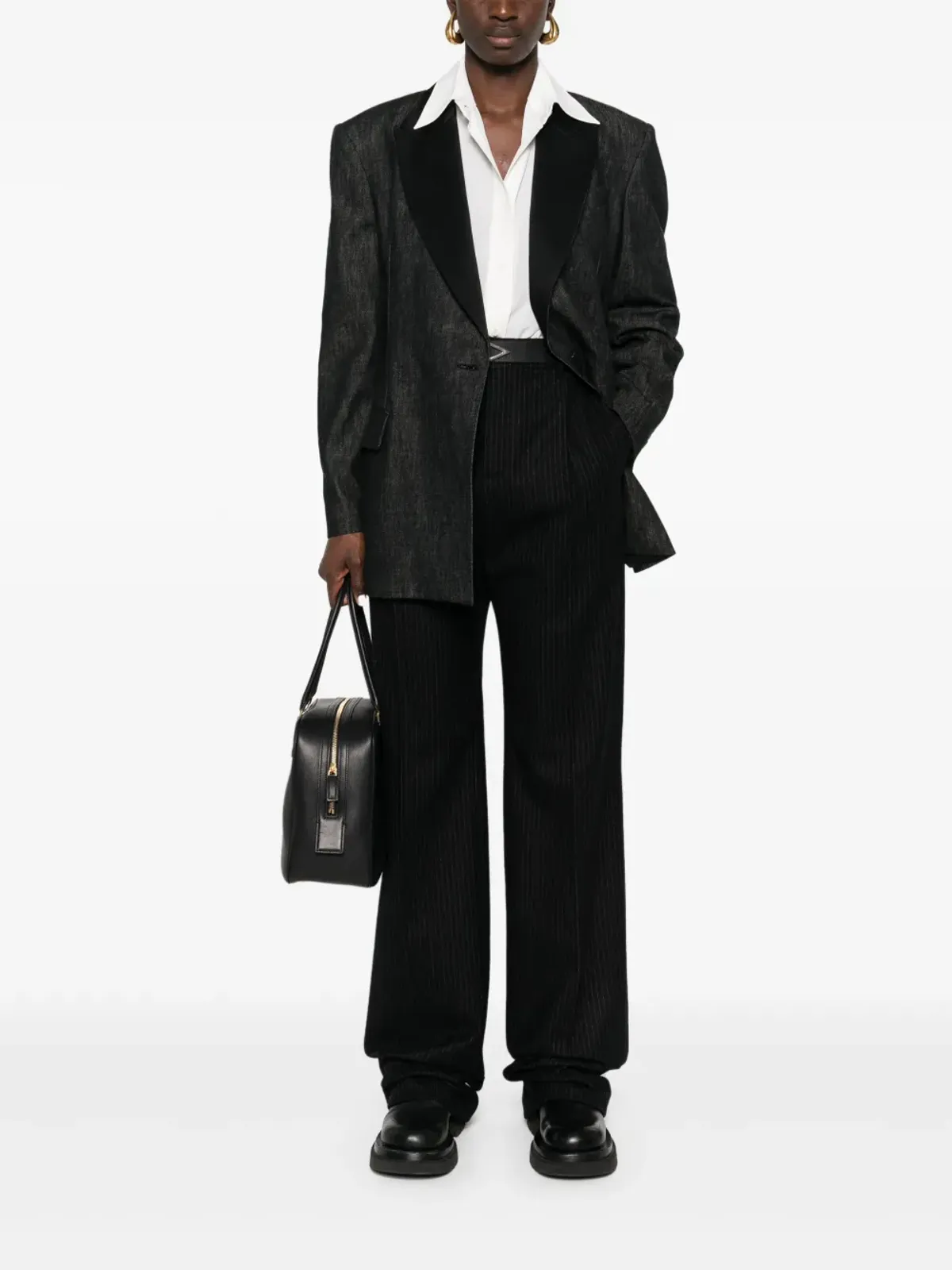 Brunello Cucinelli ダブルブレスト デニム ブレザー - 画像2