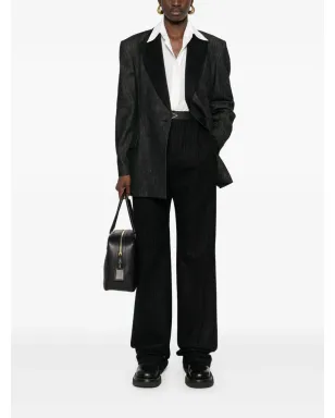 Brunello Cucinelli ダブルブレスト デニム ブレザー - サムネイル2