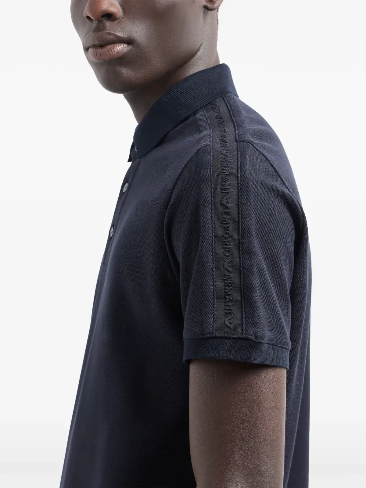 Emporio Armani ロゴテープ ポロシャツ - 画像4
