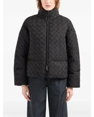 Emporio Armani バスケット編み ハイネック ジャケット - サムネイル2