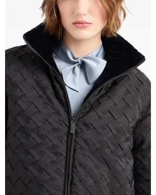 Emporio Armani バスケット編み ハイネック ジャケット - サムネイル4