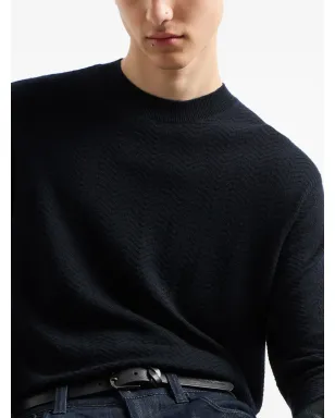Emporio Armani チェボン柄ニットセーター - サムネイル5