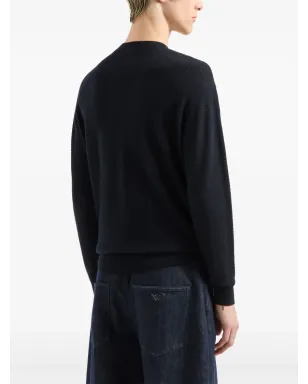 Emporio Armani チェボン柄ニットセーター - サムネイル3