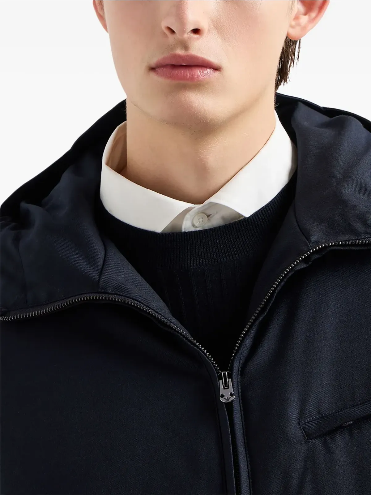 Emporio Armani Travel Essentials フード付きジャケット - 画像4