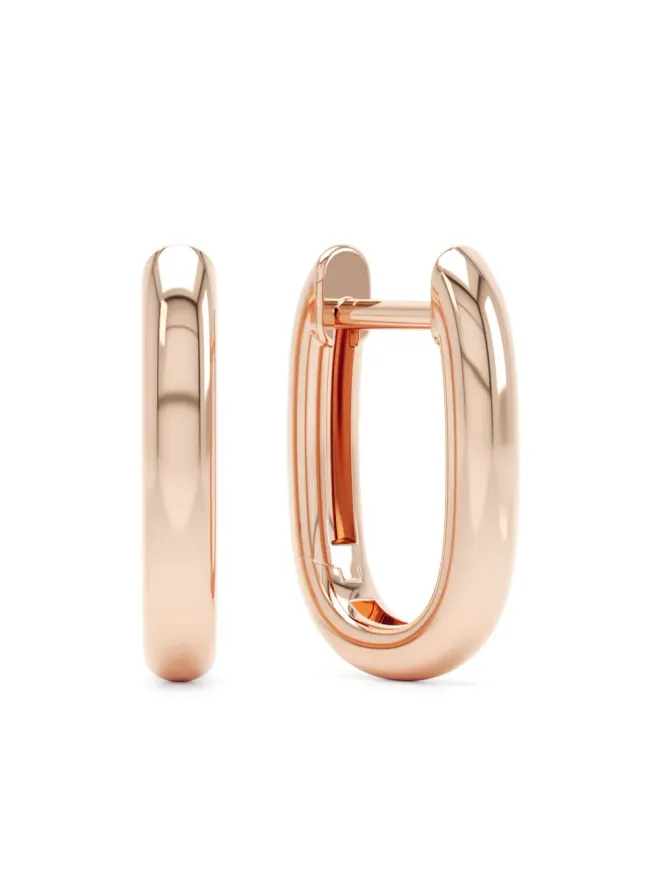 LOEV LOEV オールデイ フープイヤリング 14K ローズゴールドの商品画像